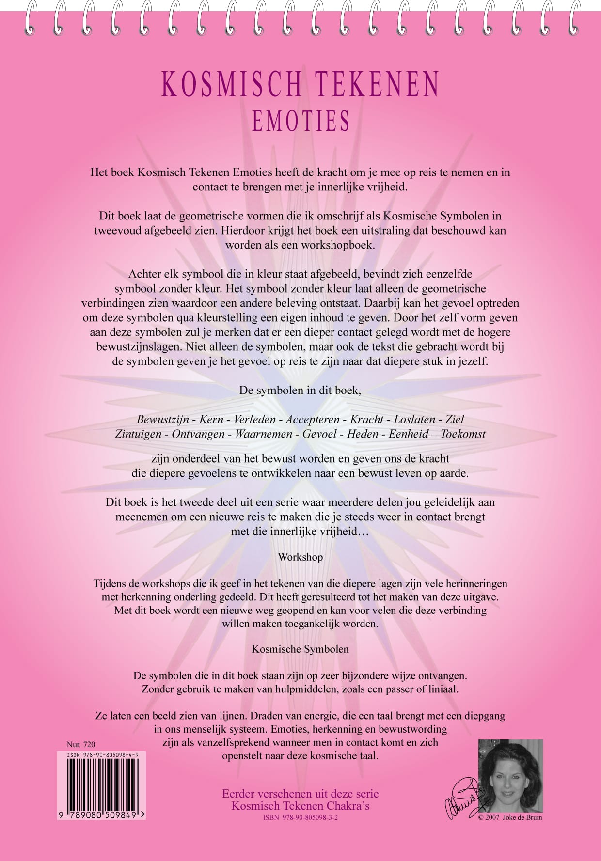 Boek kosmisch tekenen emoties | Joke de Bruin - Afbeelding 2