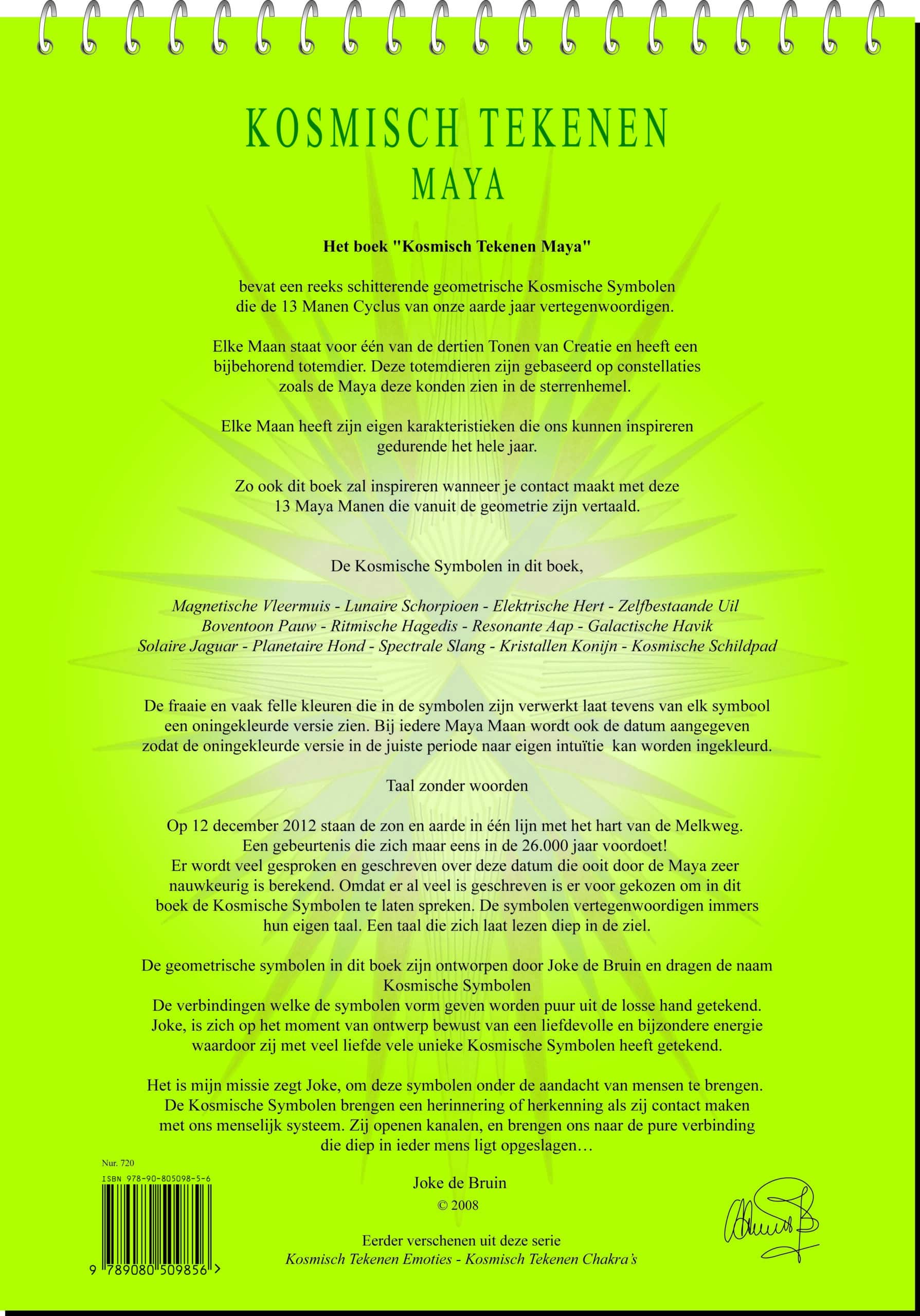 Boek Kosmisch tekenen Maya | Joke de Bruin - Afbeelding 2